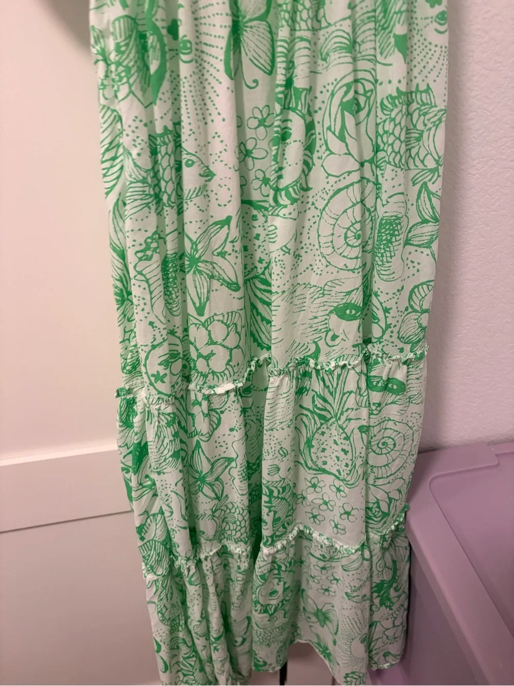 Lilly Pulitzer Short Sleeve Hadly Dress Smocked XS - Picture 5 of 5